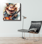 Zealous Zoologist's Zany Zoo Wrapped Canvas